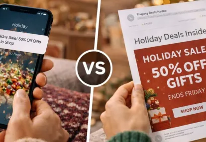 Push Notifications vs Email: Which Holiday Messaging Wins?