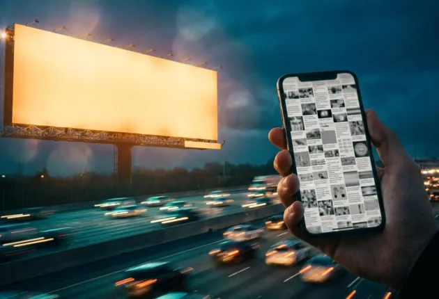 What Billboard Advertisers Know About Attention That Native Ad Buyers Are Ignoring
