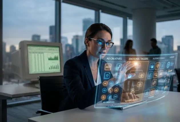 When AI Kills the Keyword, the Ad Creative Becomes the Search Engine