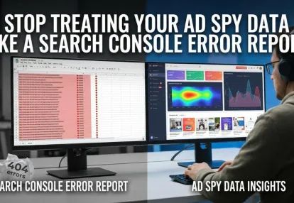 Stop Treating Your Ad Spy Data Like a Search Console Error Report