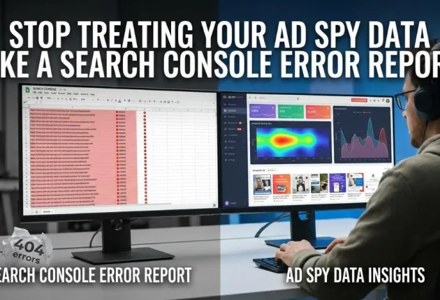 Stop Treating Your Ad Spy Data Like a Search Console Error Report
