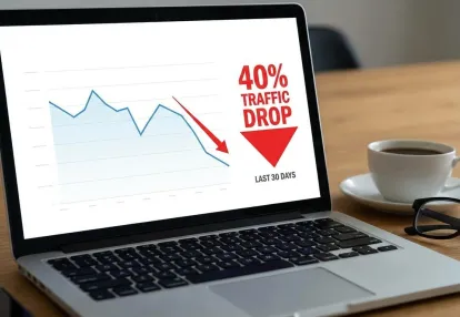 The 40% Traffic Drop Publishers Won't Tell You About — And Why It's Your Native Advertising Arbitrage Window