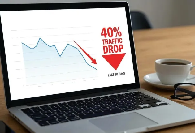 The 40% Traffic Drop Publishers Won't Tell You About — And Why It's Your Native Advertising Arbitrage Window