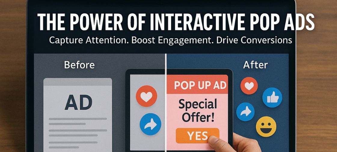 The Power of Interactive Pop Ads in Driving Engagement