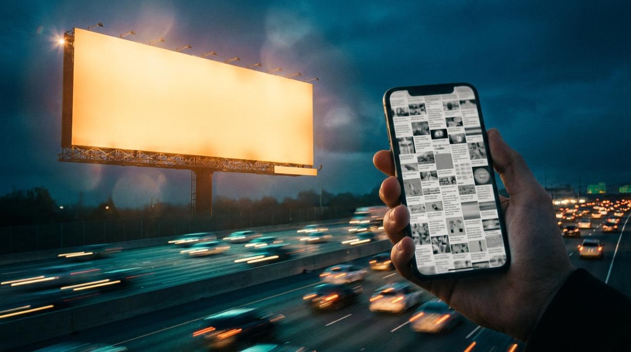 What Billboard Advertisers Know About Attention That Native Ad Buyers Are Ignoring