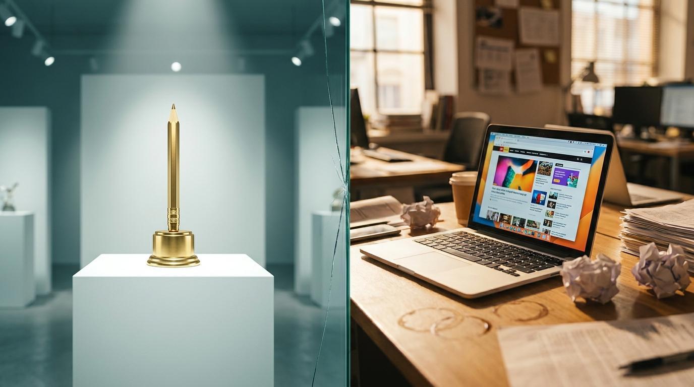 Why the Ads That Win D&AD Pencils Almost Never Win in Native Advertising — And What Actually Does